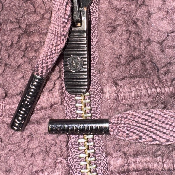 Lululemon Short Sweet & Sherpa Jacket Hoodie size small - Antique Bark - Picture 13 of 13